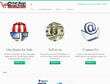 Tablet Screenshot of greatbuys.net